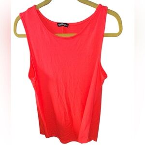 Heimish Neon large French Terry tunic length swing style tank top! NWOT. Soft!